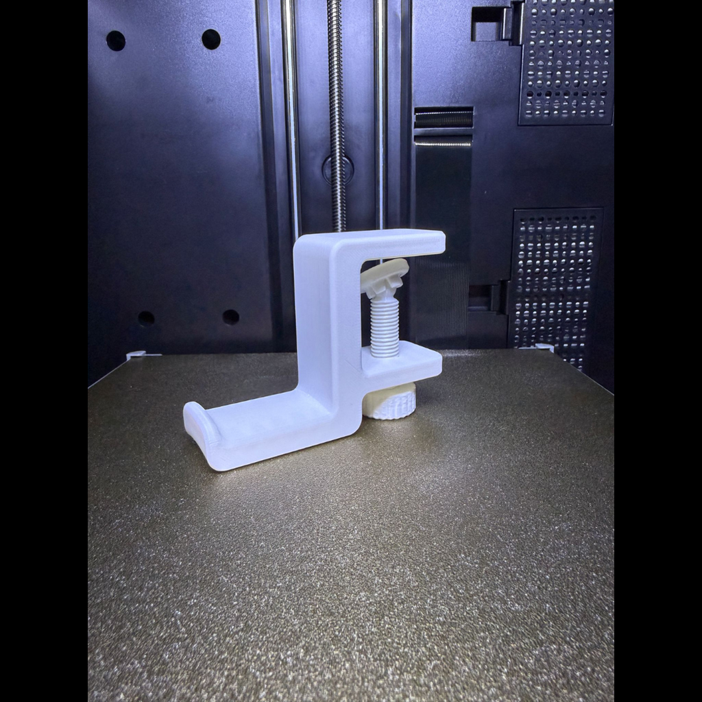 Under-desk headphone mount